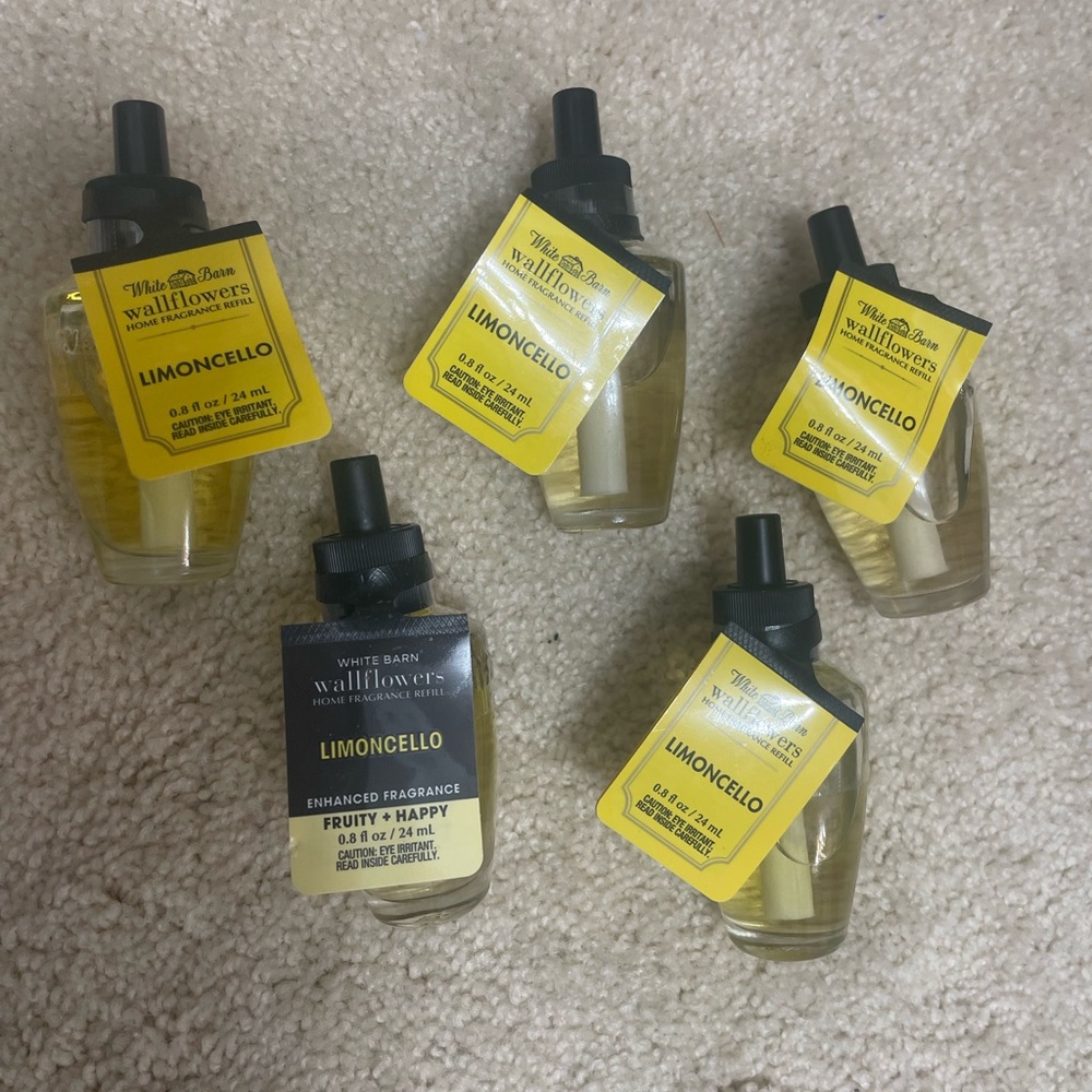 NEW NWT 5 Bath & Body Works Refills - Limoncello